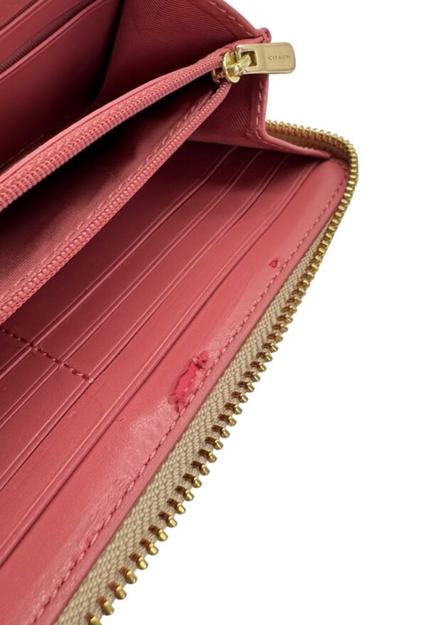 COACH - WALLET ZIP AROUND FLORAL - Image 5